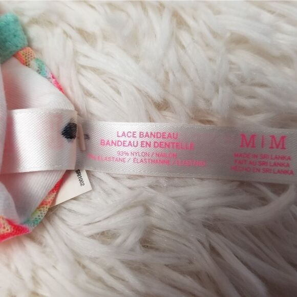 MEDIUM PINK Victoria's Secret Bandeau Bralette Set - Picture 7 of 11